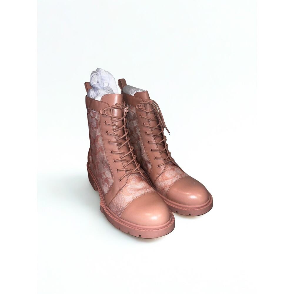 Coach Lana Mesh Bootie C4401 Dusty Rose Women’s Sz 9B NIB Rare Sold Out - Picture 8 of 16